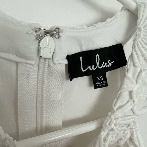 Love Poem Ivory Lace Mini Dress - Picture 4 of 10